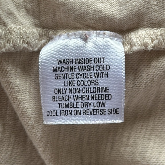 Style & Co. cream tee with brown and gold animal print, size M - Picture 7 of 7